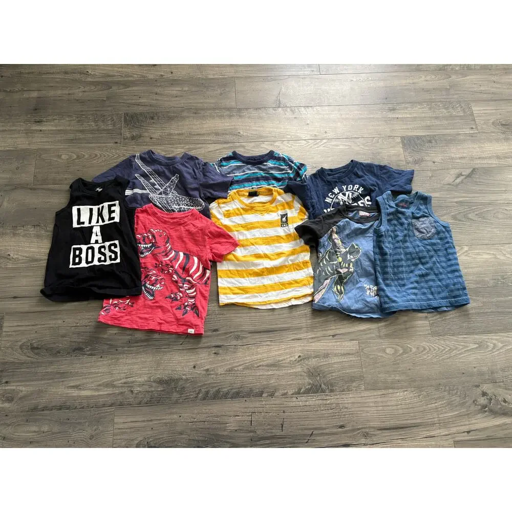Bundle of 8 Boys 3T Tshirts - Picture 4 of 5